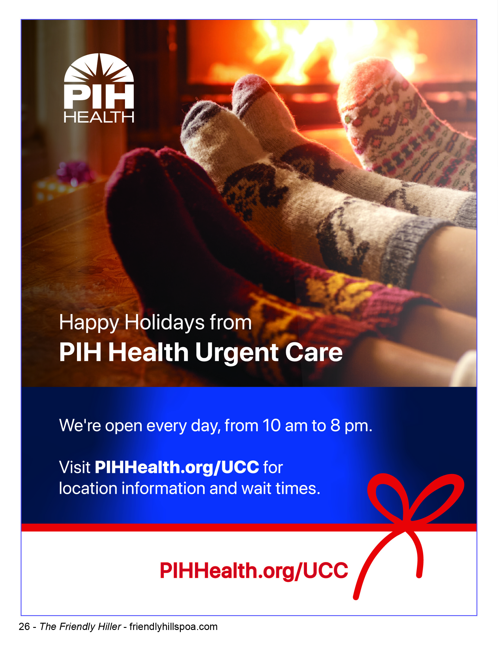 PIH Health Urgent Care Happy Holidays